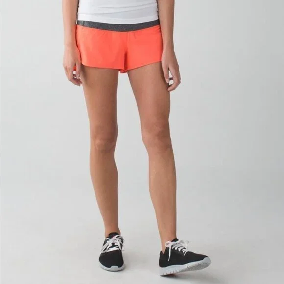 Lululemon Athletica Run Speed Shorts Sz 4 - Picture 1 of 10